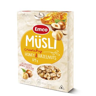 Emco Musli Honey & Hazelnuts 375 g
