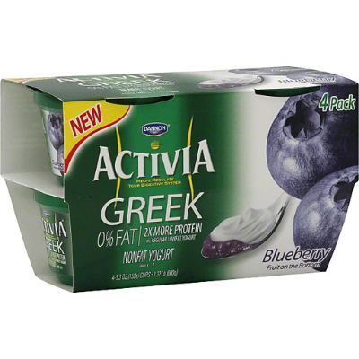 Greek Yoghurt Blueberry 4X125