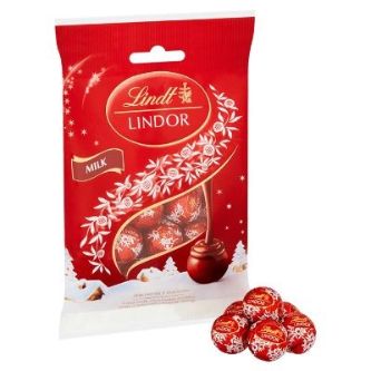 Lindt Lindor Mini Truffles Bag Milk Chocolate 80 g