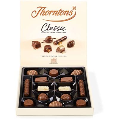 Thorntons Classic Collection Milk, Dark, White Chocolate 150 g