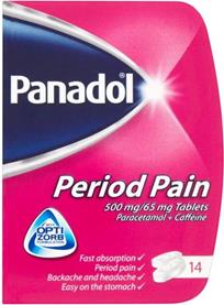 Paracetamol & Caffeine For Period Pain