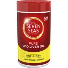 Seven Seas Cod Liver Oil + Omega 3 120 Capsules