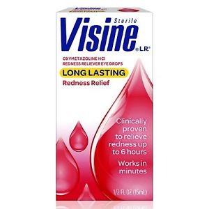 Visine L.R. Long Lasting Redness Relief Eye Drops 15 ml