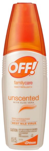 Off Insect Repellent Unscented 177 ml
