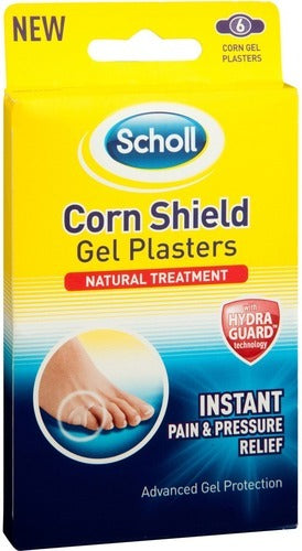 Scholl Corn Shield Gel Plaster 6 Strips