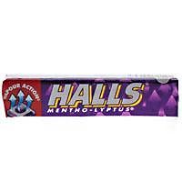 Halls Mentho Lyptus Blackcurrant Sugar-Free 10 Lozenges