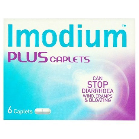 Imodium Plus 6 Caplets