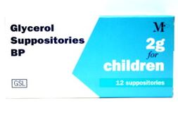 Glycerol Children 2 g 12 Suppositories