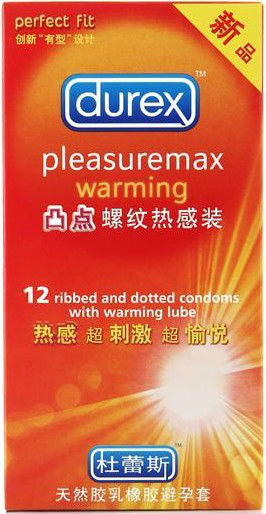 Durex PleasureMax Warming 12 Condoms