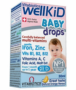 WellBaby Multi-Vitamin Drops 4-12 Months 30 ml