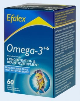 Efalex Omega 3 & 6 60 Capsules