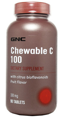 GNC Chewable C 100 mg 90 Tablets