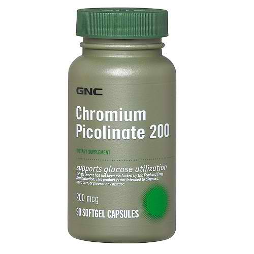 GNC Chromium Picolinate 200 90 Capsules
