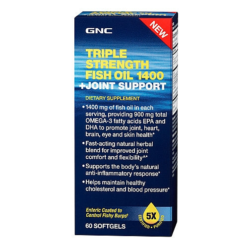 GNC Fish Oil 1400 With Jointcare 60 Gels