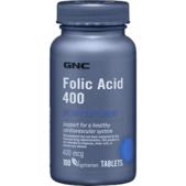 GNC Folic Acid 400 mcg 100 Tablets