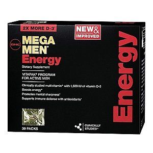 GNC Mega Men Energy Energy 30 Capsules