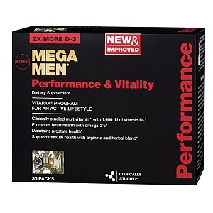 GNC Mega Men Performance & Vitality 30 Capsules