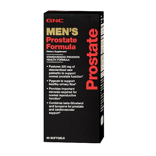 GNC Mens Prostate Formula 60 Soft Gels