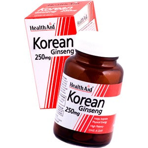 HealthAid Korean Ginseng 250 mg 50 Capsules