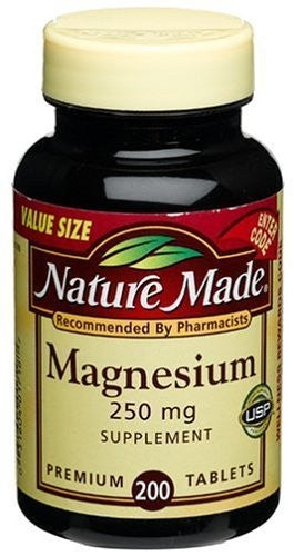 Nature Made Magnesium 250 mg 200 Tablets