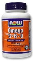 Now Omega 3-6-9 1000 mg 100 Gels