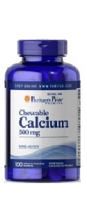 Puritan's Pride Calcium 500 mg 100 Chewables