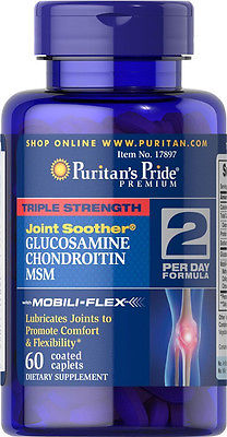 Puritan's Pride Glucosamine Chindroitin MSM 60 Capsules