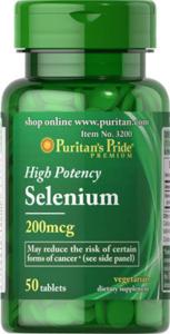 Puritan's Pride Selenium 200 mcg 50 Tablets