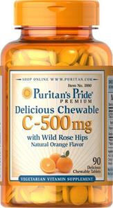 Puritan's Pride Vitamin C 500 mg 90 Tablets