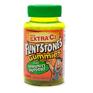 Flintstones Gummies + Extra C Plus Immunity Support 60 Chewables