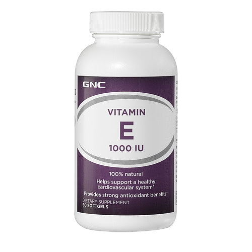 GNC Vitamin E 1000 IU 60 Capsules