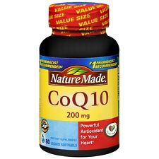 Nature Made CoQ10 200 mg 80 Soft Gels