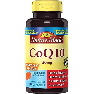 Nature Made CoQ10 30 mg 30 Soft Gels