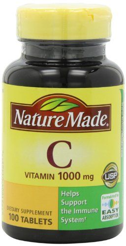 Nature Made Vitamin C 1000 mg 100 Tablets