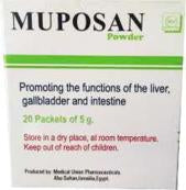 Muposan Gallbladder, Liver & Intestine Powder 100 g 20 Packets