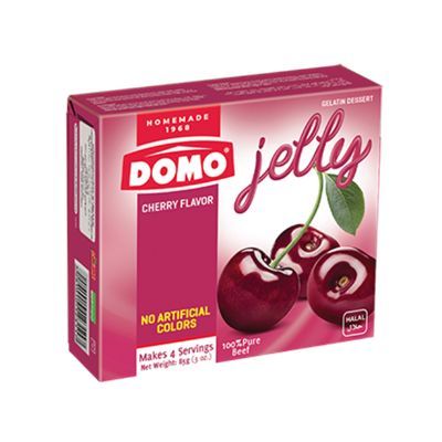 Domo Jelly Gellatin Dessert Cherry 85 g