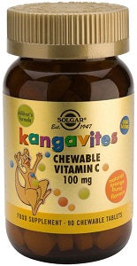 Solgar Kangavites Chewable Vitamin C 100 g x90