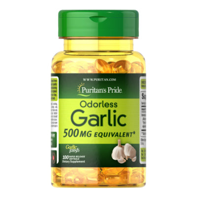 Puritan's Pride Odorless Garlic 500 mg 100 Gel