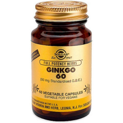 Solgar Ginkgo Biloba 60 Capsules