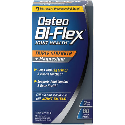 Osteo Bi-Flex Joint Health Triple Strength + 5-Loxin 80 Tablets