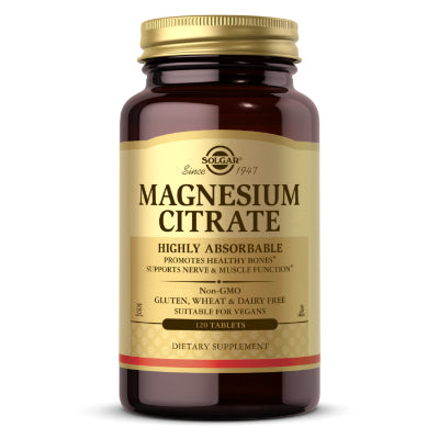 Solgar Magnesium Citrate 400 mg 120 Tablets