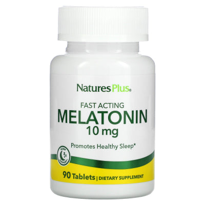 Nature's Plus Melatonin Promotes Healthy Sleep 10 mg 90 Tablets
