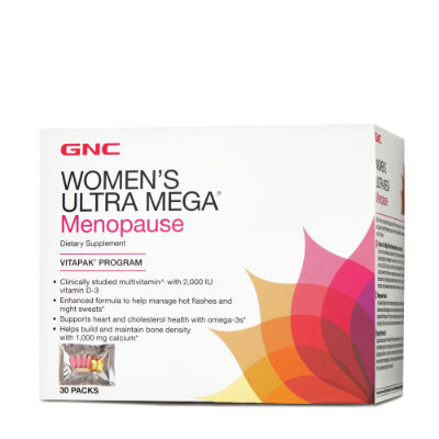 GNC Women's Ultra Mega Menopause 30 Capsules