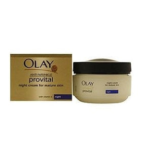 Olay Anti-Wrinkle Provital Night Cream For Mature Skin 50 ml