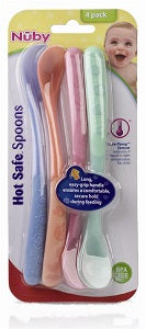 Nuby Hot Safe Spoons x4