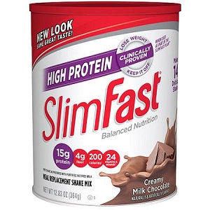 Slim Fast Creamy Milk Chocolate Powder 364 g