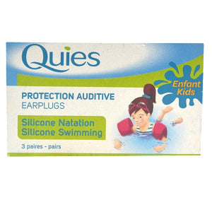 Quies Protection Auditive Maxi Silicone Natation Adulte 3 Paires