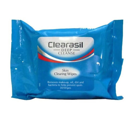 Clearasil Deep Cleanse Skin Clear Wipes x30