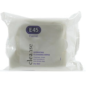 E45 Facial Wipe Cleanse 25 Wipes