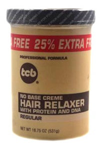 TCB No Base Creme Hair Relaxer Regular 375 g